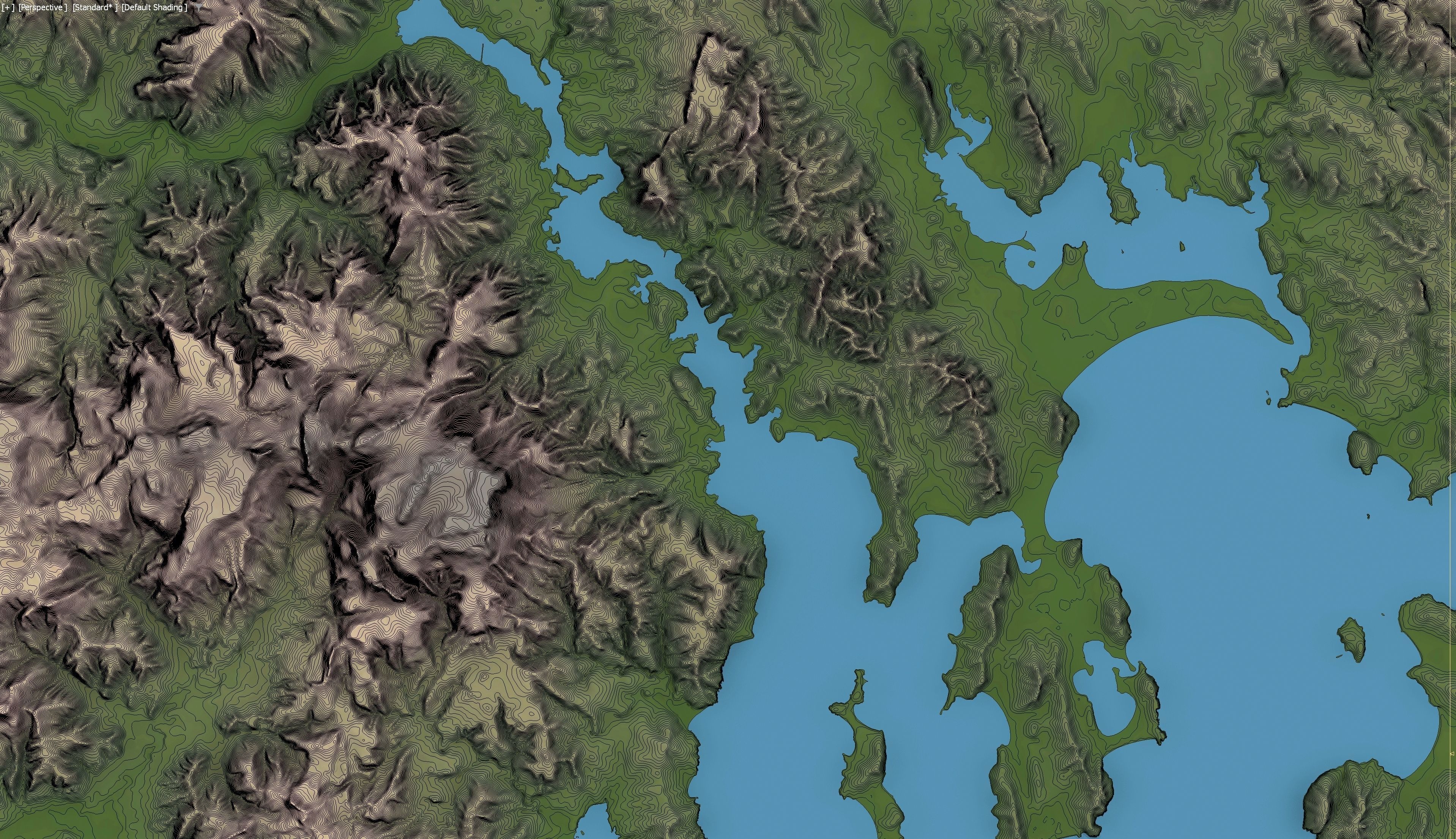 Hobart -3D Terrain Model Low-poly 3D model_20