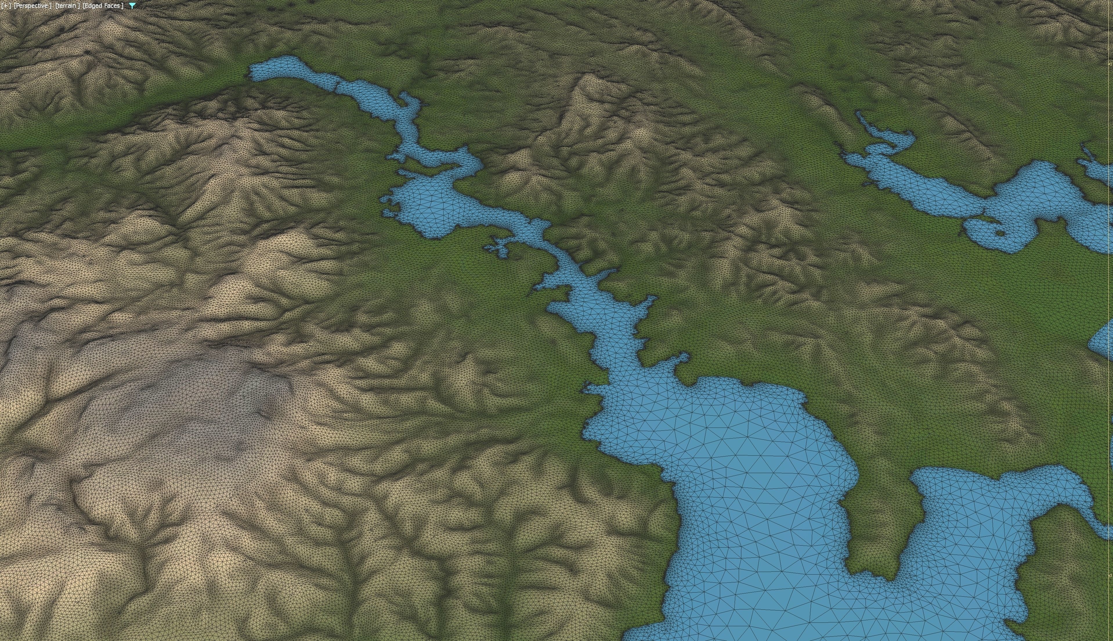 Hobart -3D Terrain Model Low-poly 3D model_3