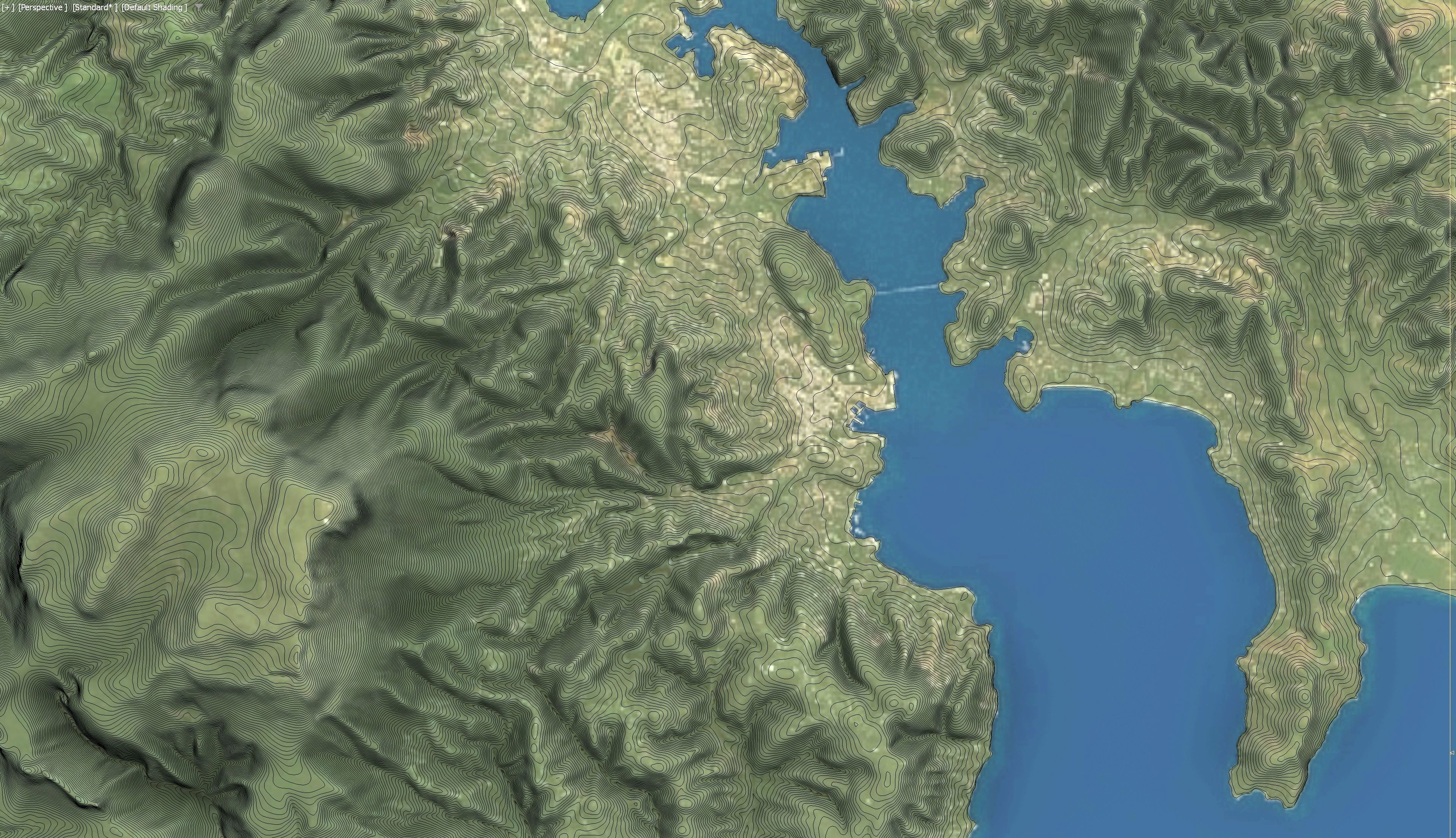 Hobart -3D Terrain Model Low-poly 3D model_16