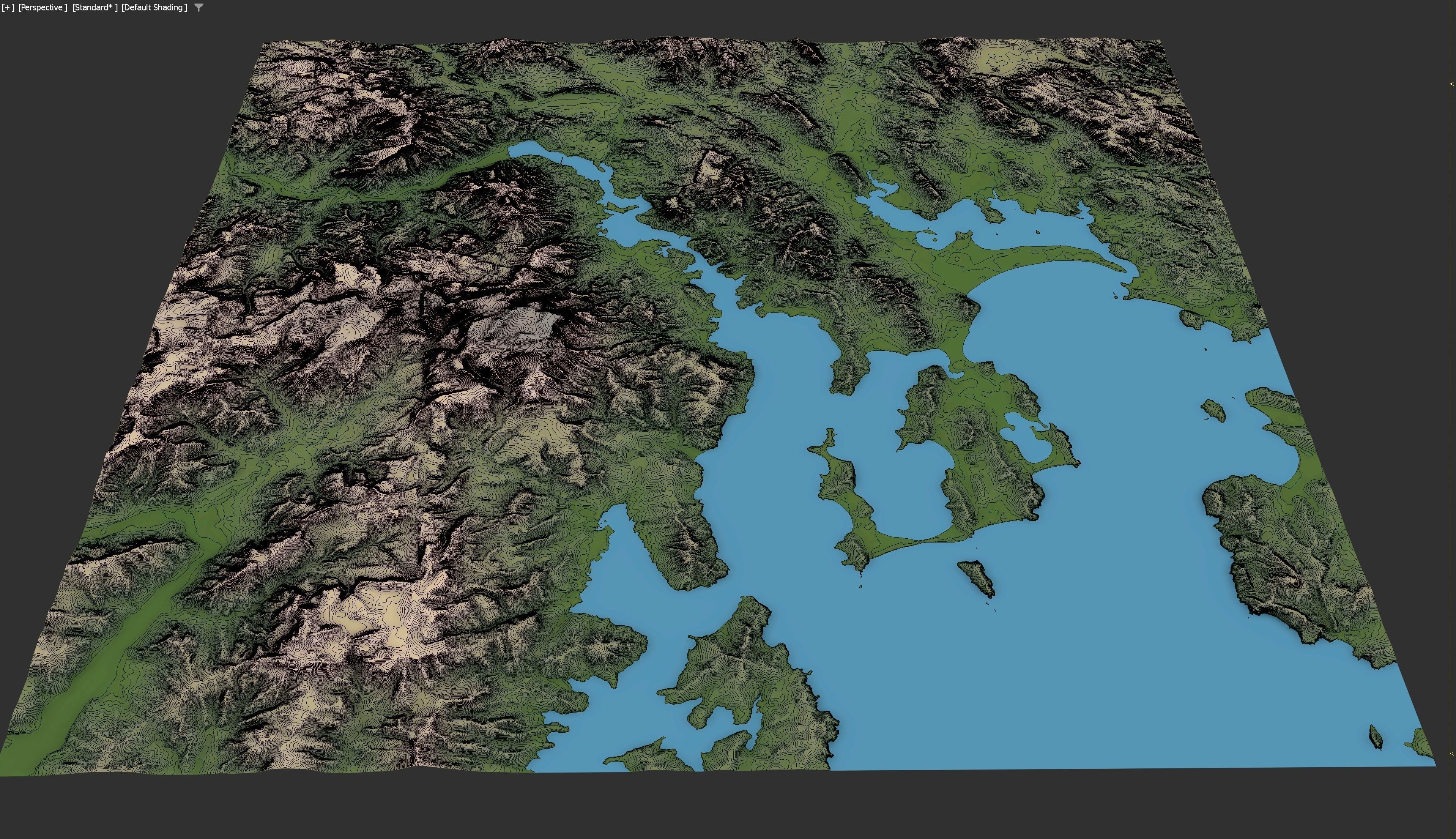 Hobart -3D Terrain Model Low-poly 3D model_22