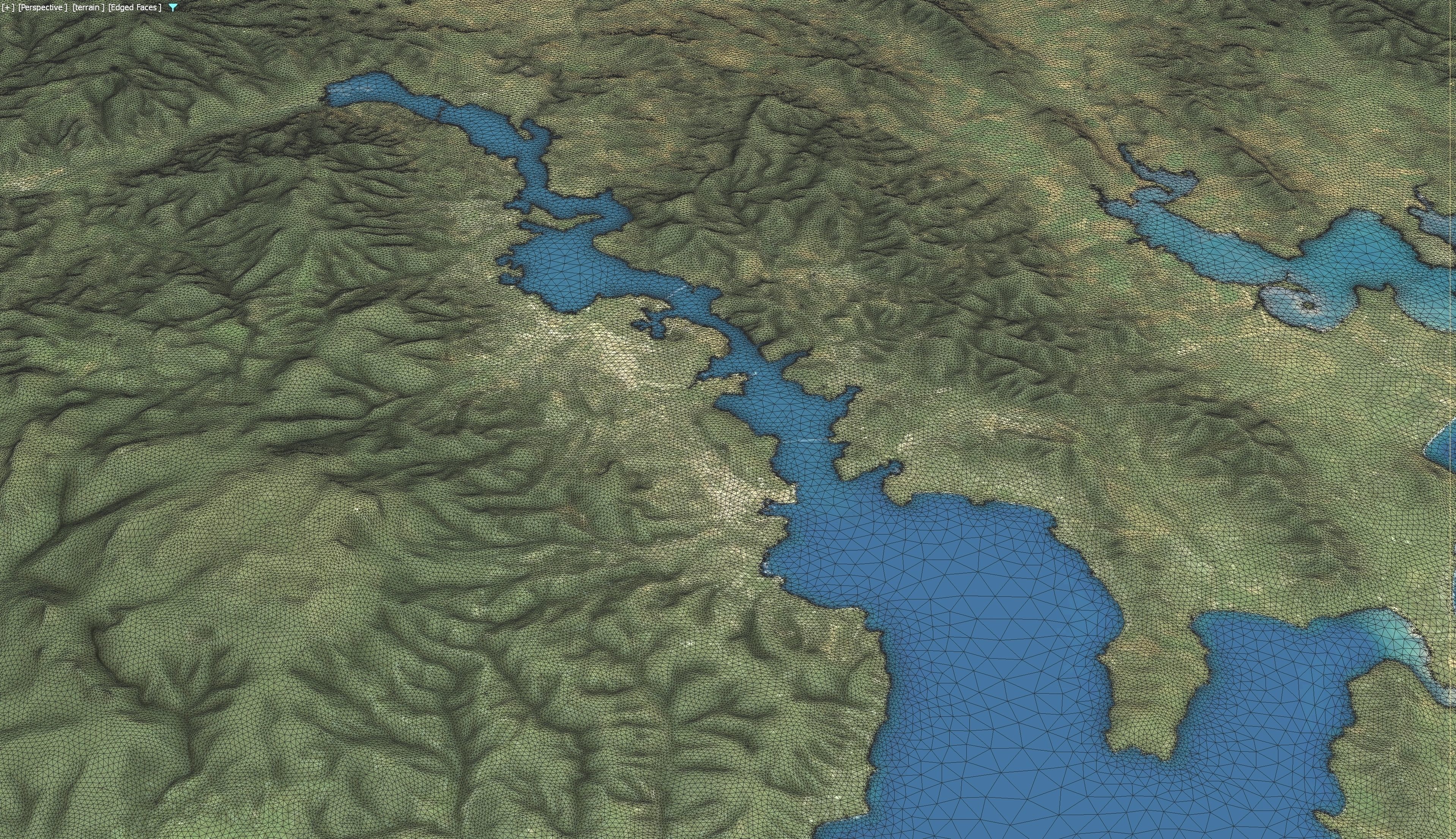 Hobart -3D Terrain Model Low-poly 3D model_2