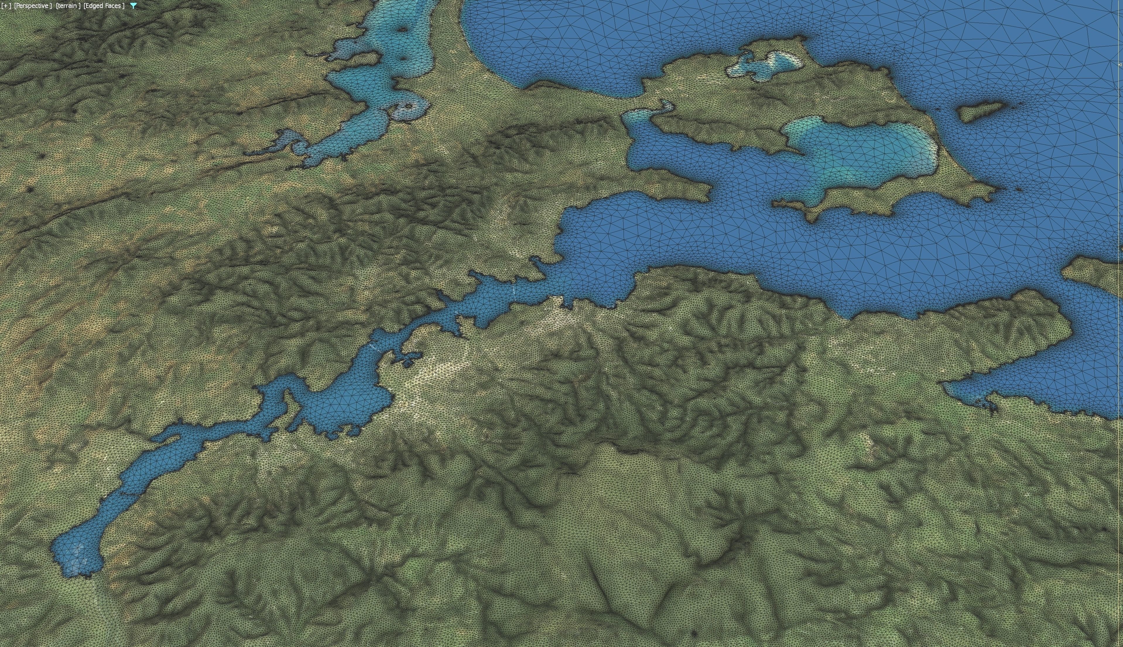 Hobart -3D Terrain Model Low-poly 3D model_7