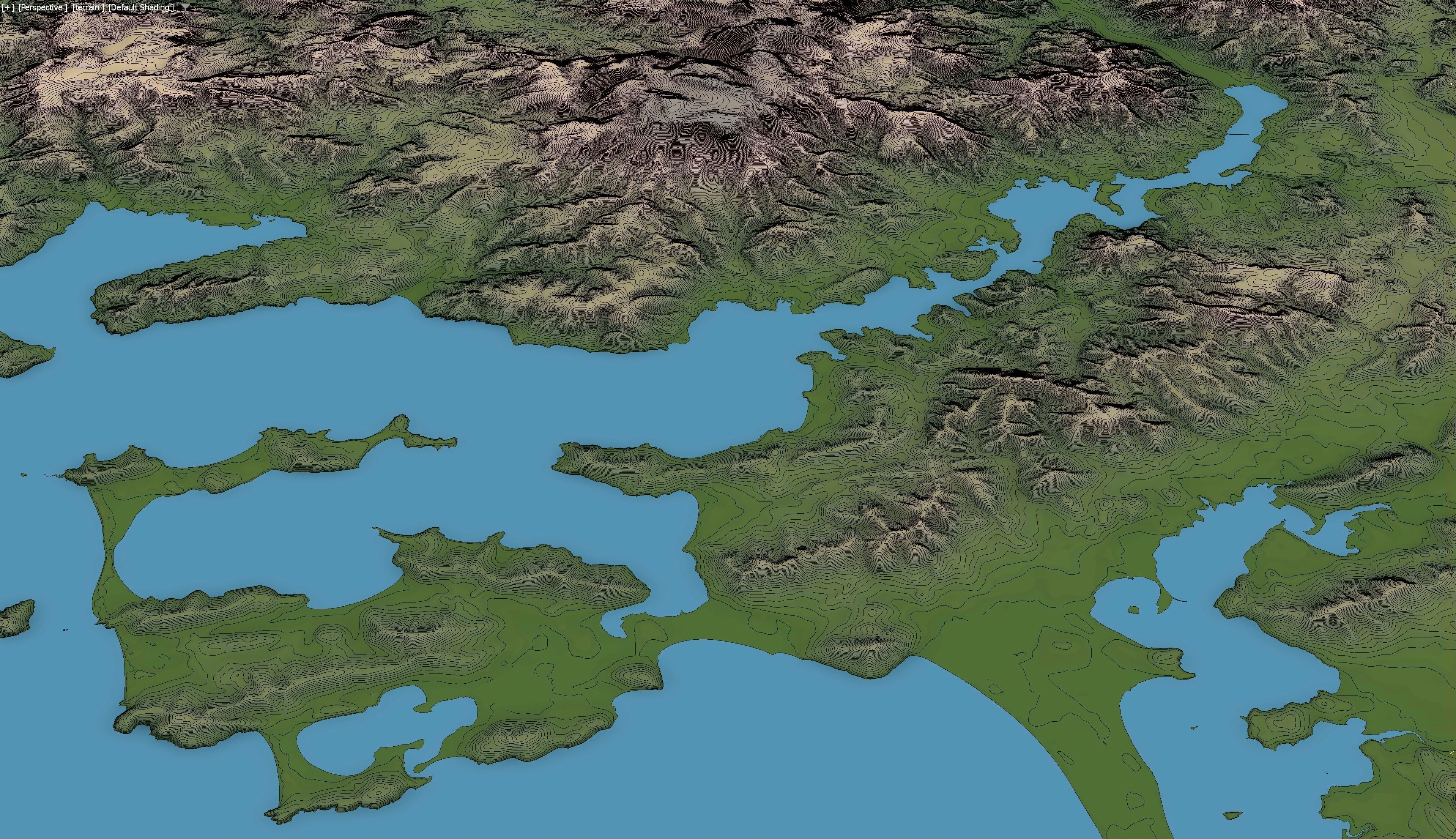 Hobart -3D Terrain Model Low-poly 3D model_12