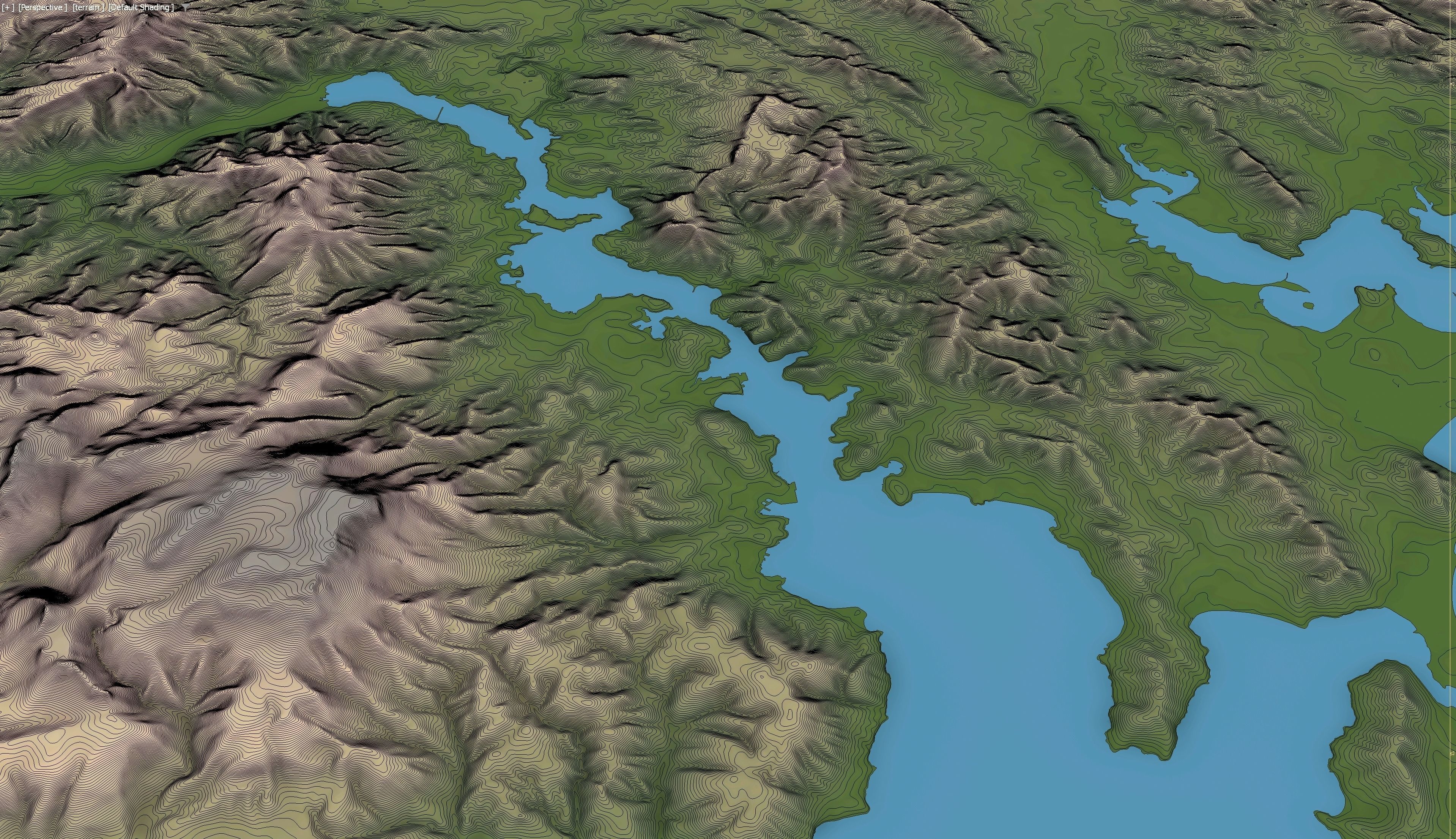 Hobart -3D Terrain Model Low-poly 3D model_4