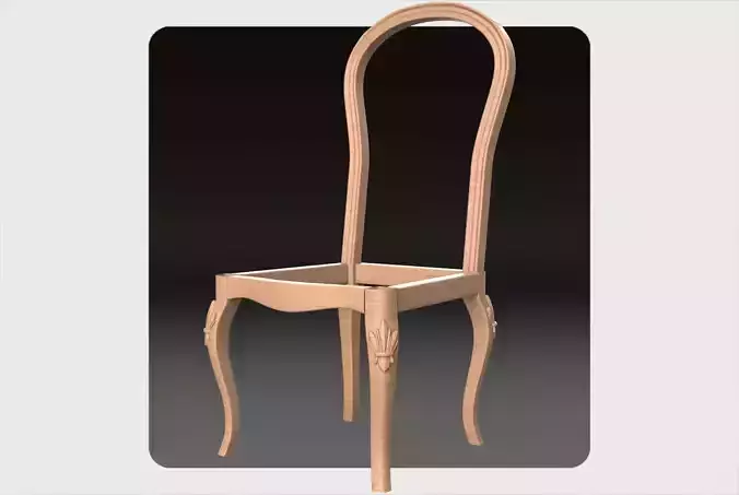 Woodcarving chair for CNC 07
