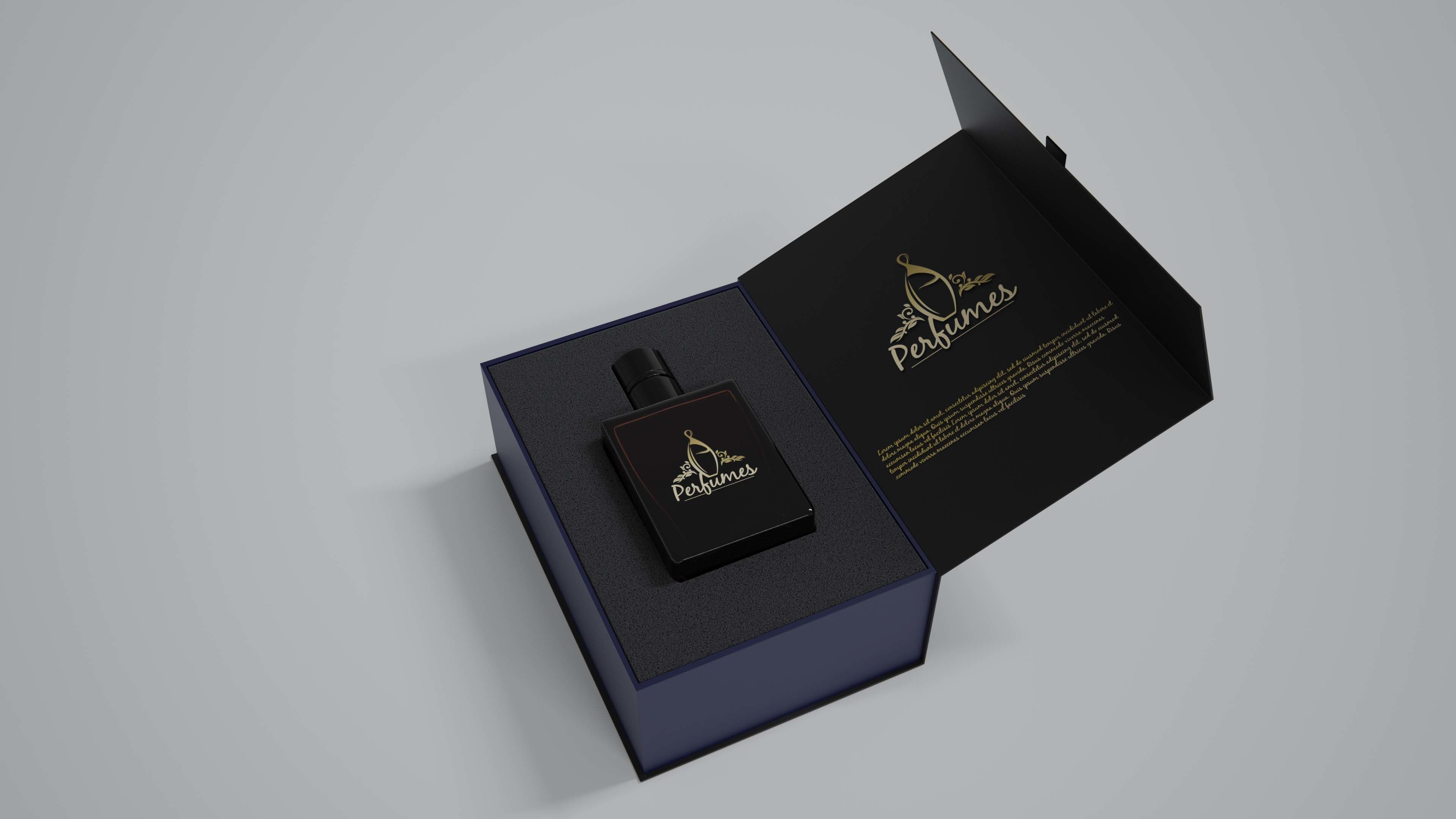 perfume packaging boxs 3D model_2