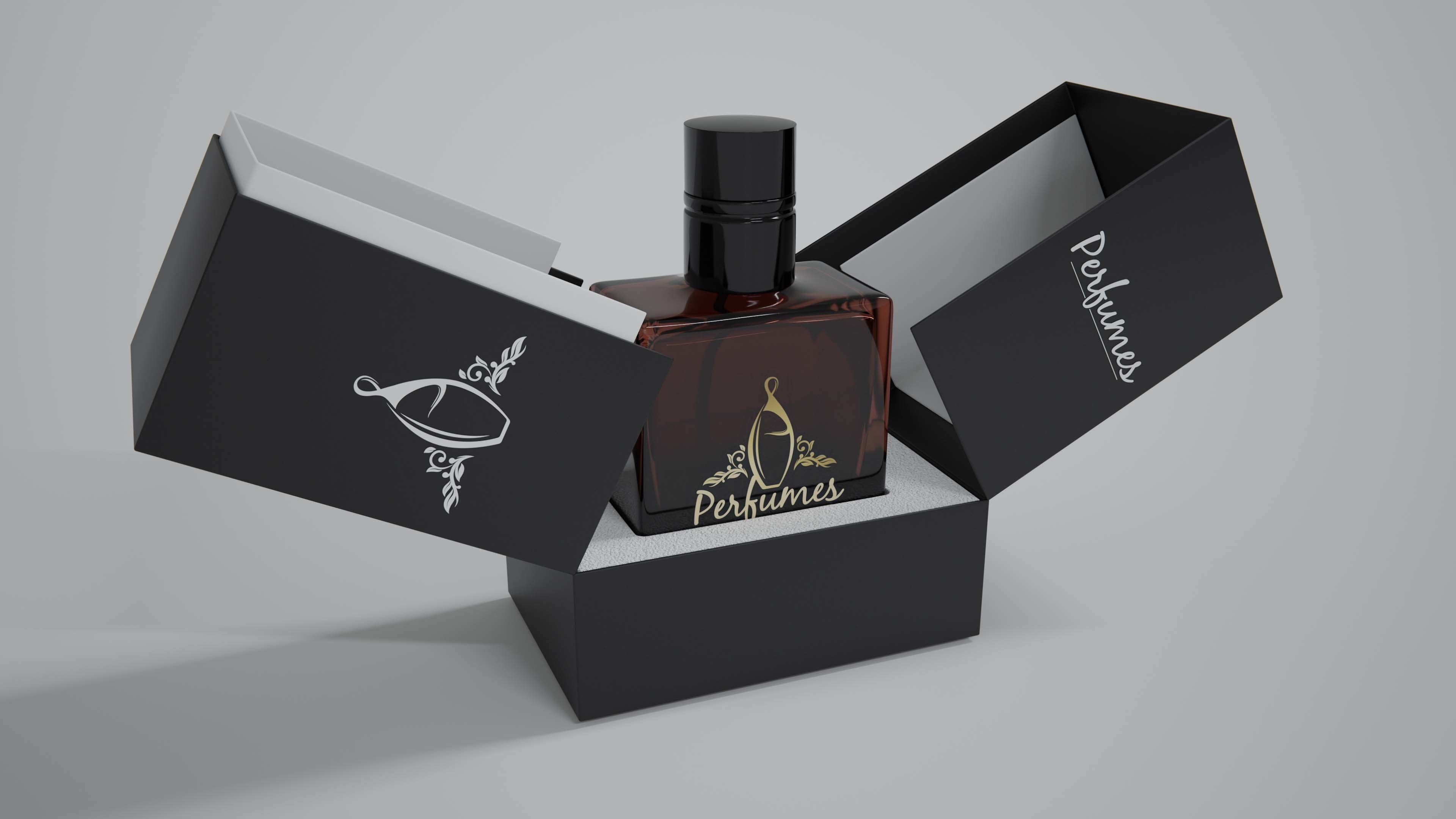 perfume packaging boxs 3D model_1