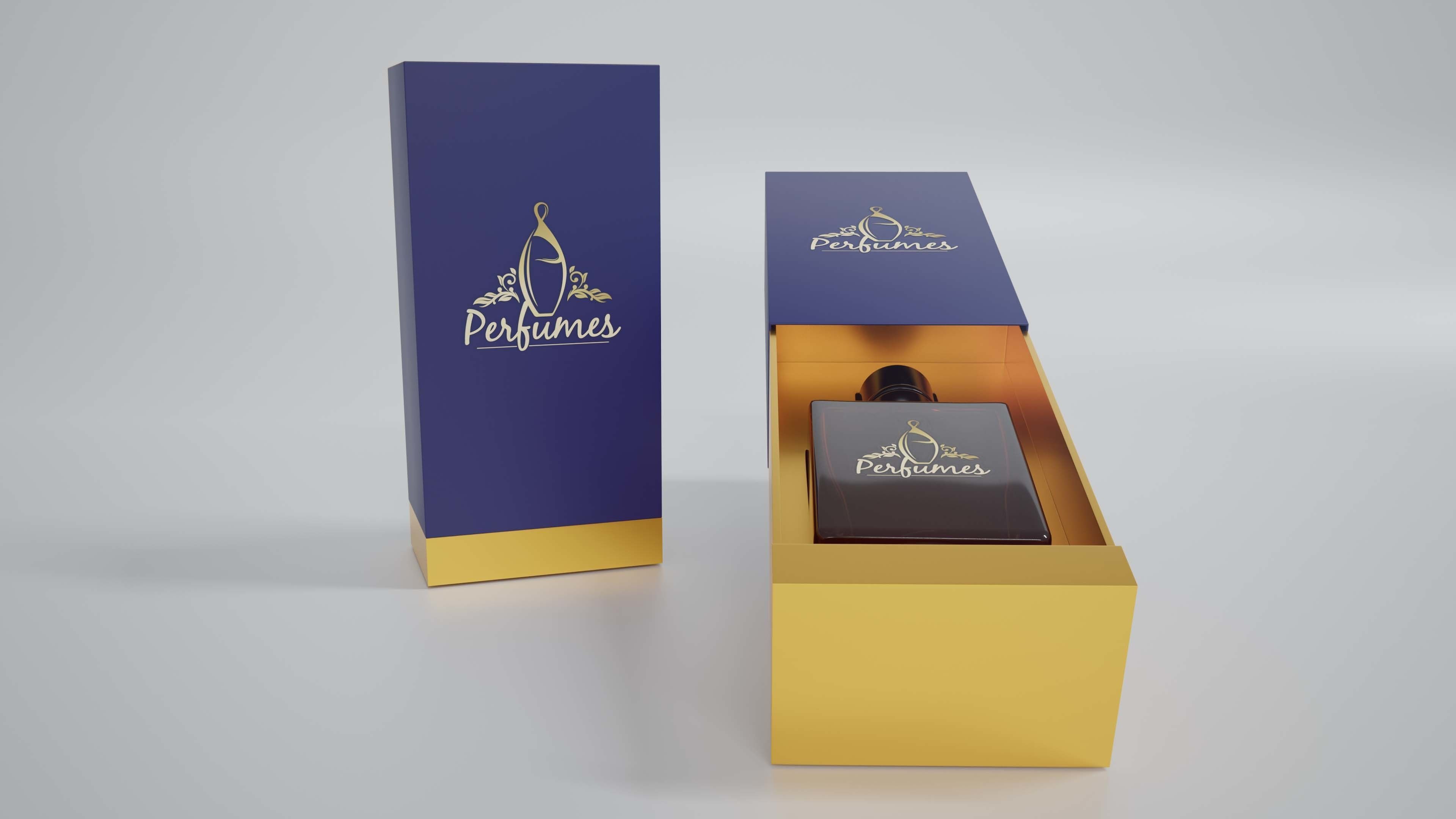 perfume packaging boxs 3D model_3