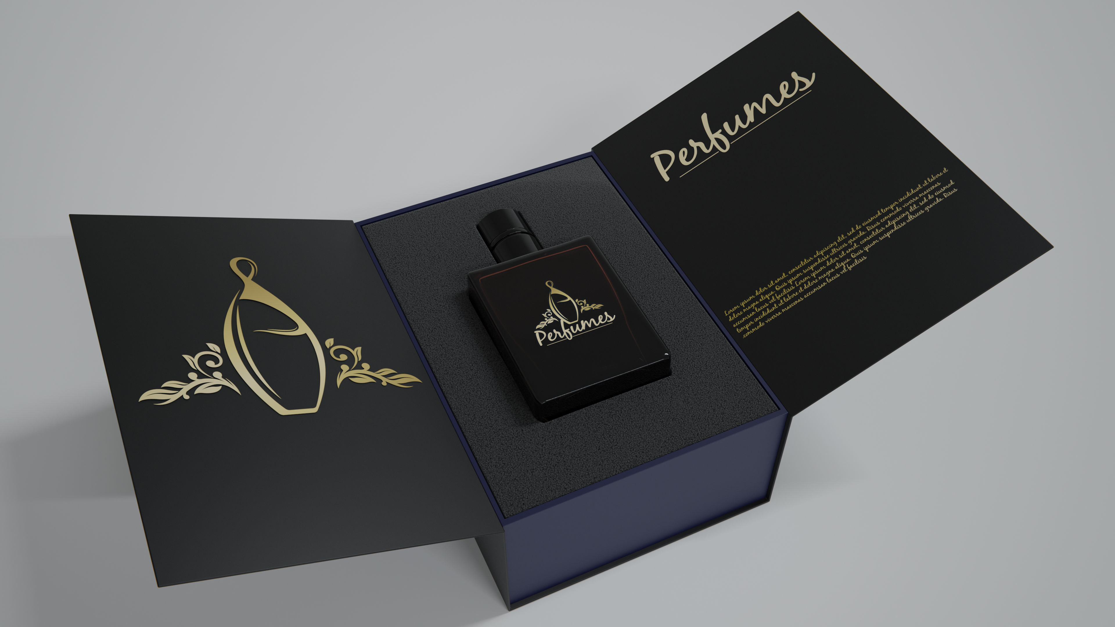 perfume packaging boxs 3D model_4
