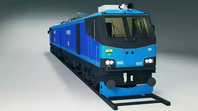 Wag-12 Train engine Indian locomotive most powerfull