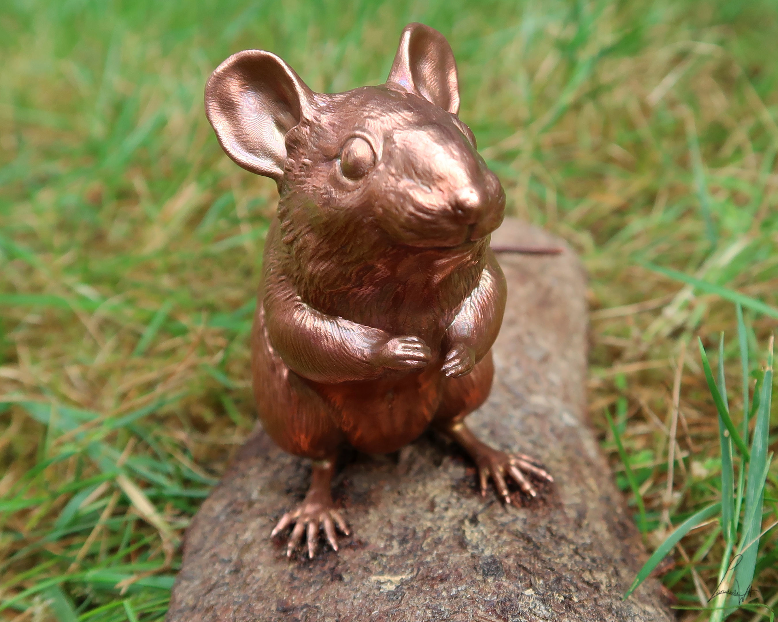Wood Mouse 3D print model_1