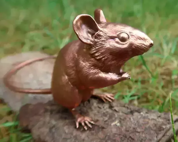 Wood Mouse 3D print model