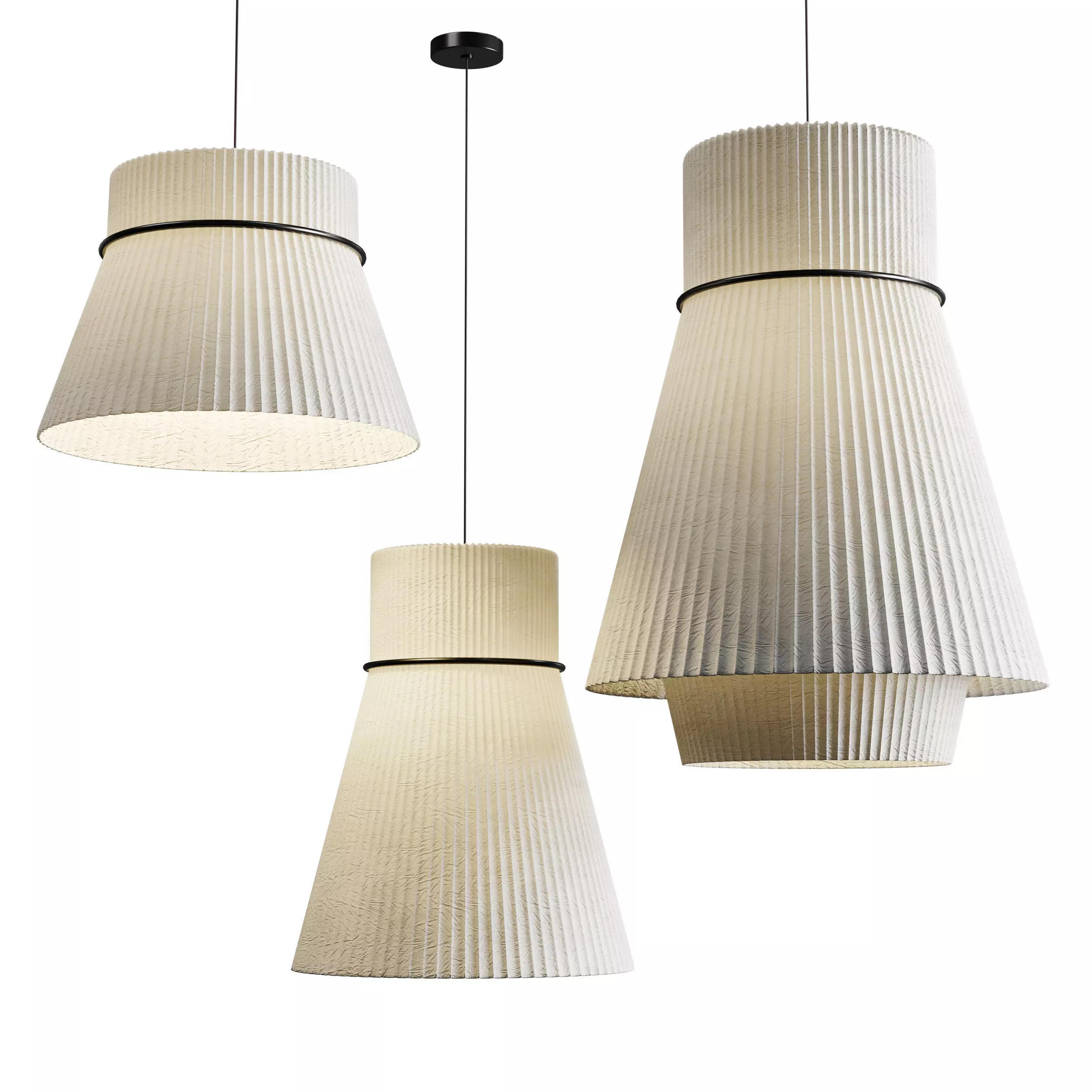 Lampatron PEO pendant light type C M Low-poly 3D model