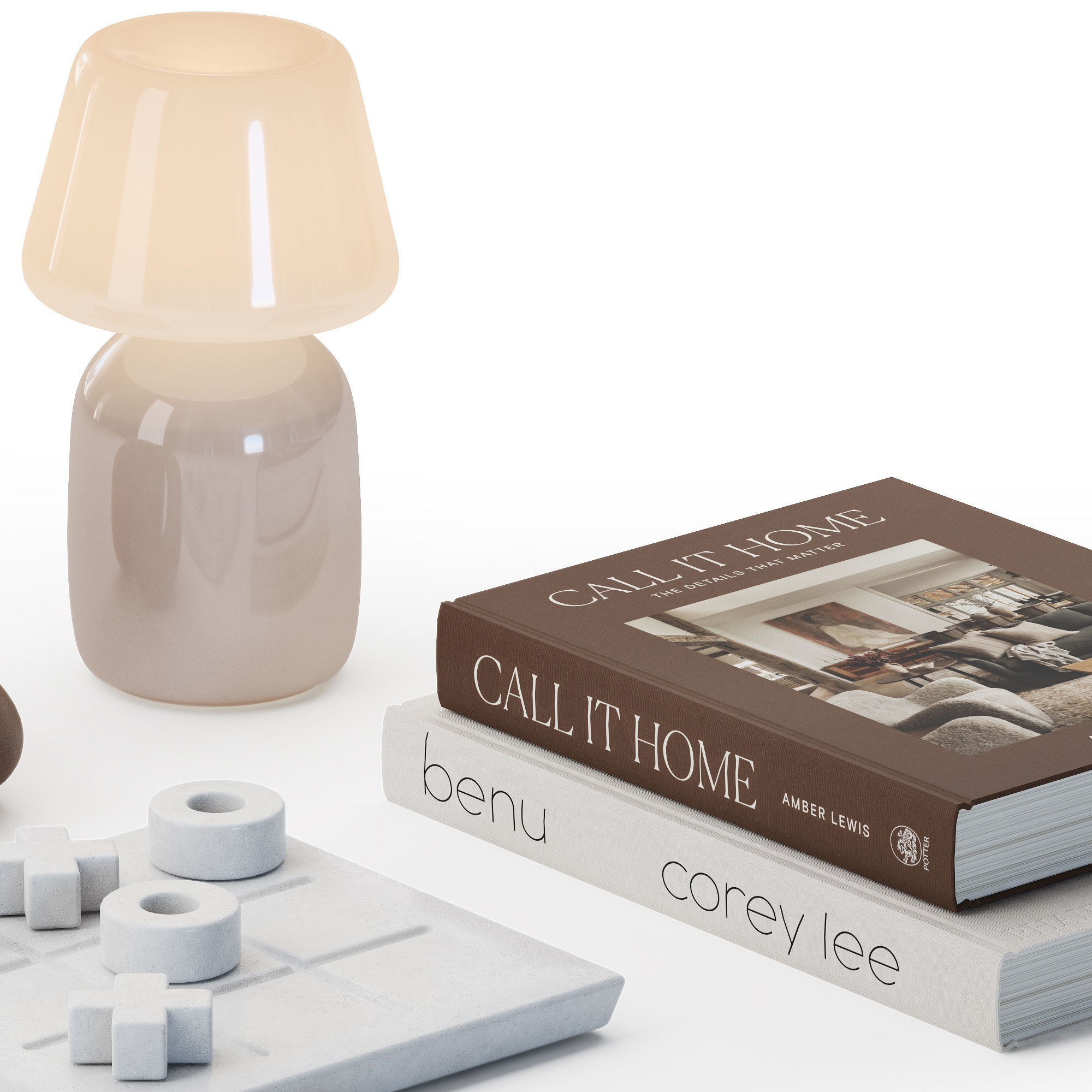 Coffee table decor 04 3D model_3