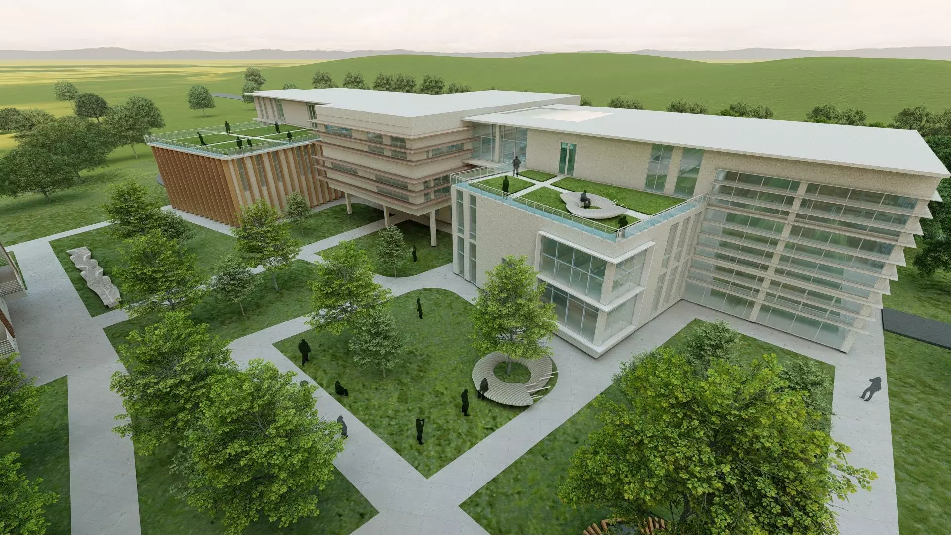 Modern Architectural Building model 3D model