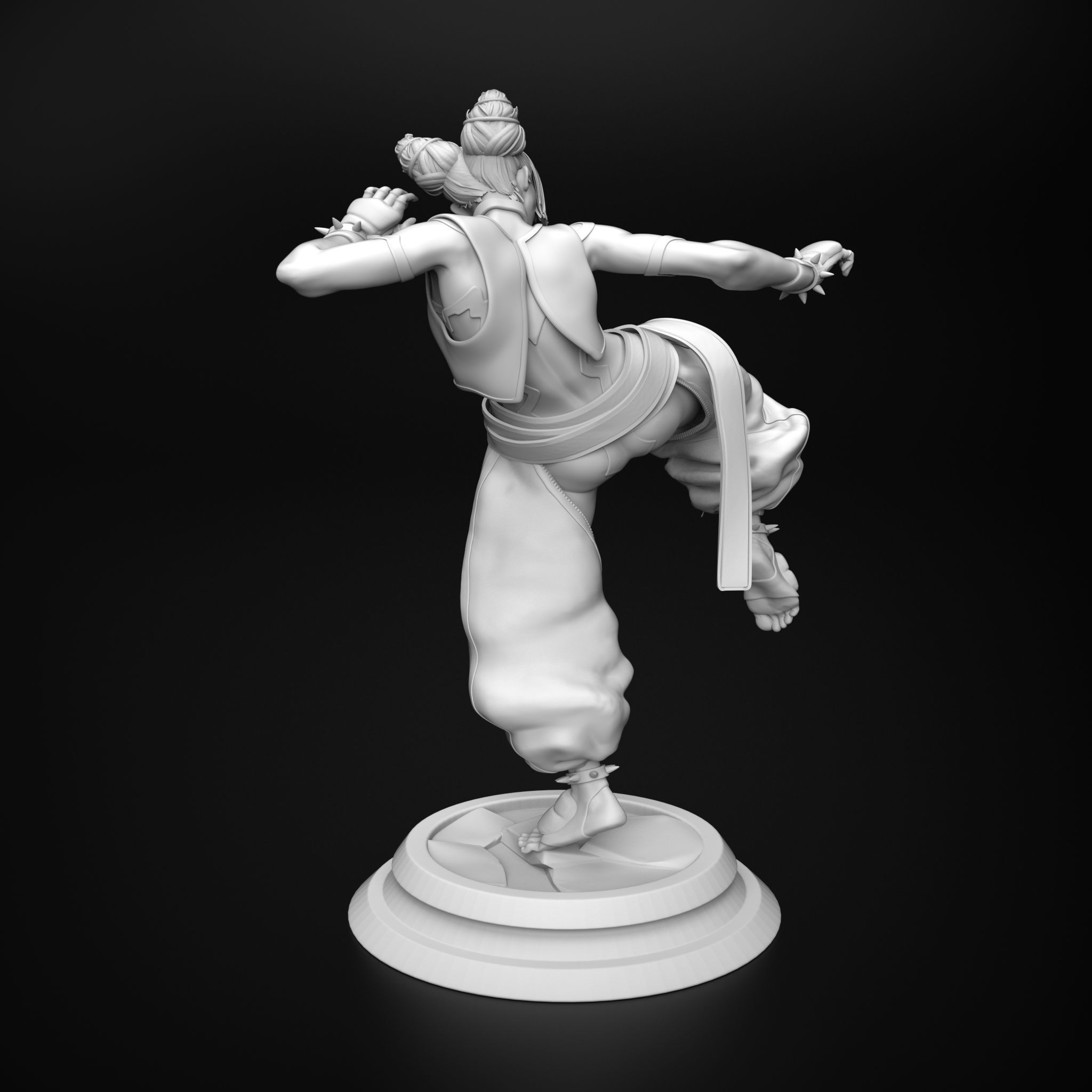 street fighter 6 Juri Han  3D print model_5