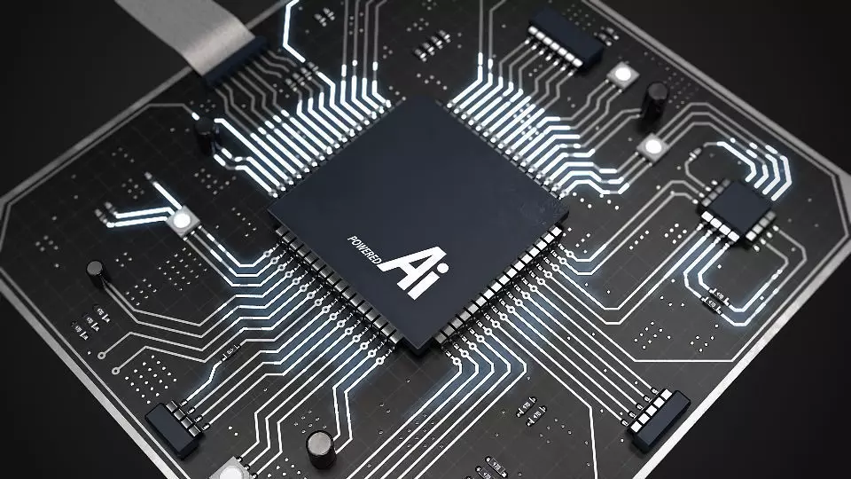 AI Module PBR Low-poly 3D model