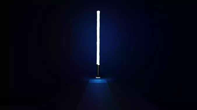 Low Poly Light Saber 3D model