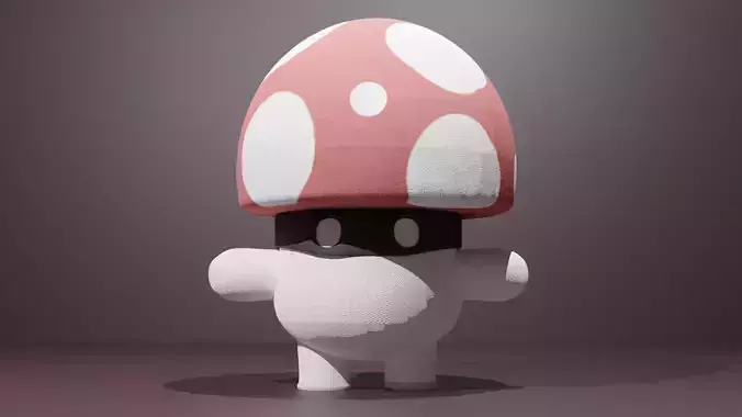 Jamur Kinoko Mushroom character