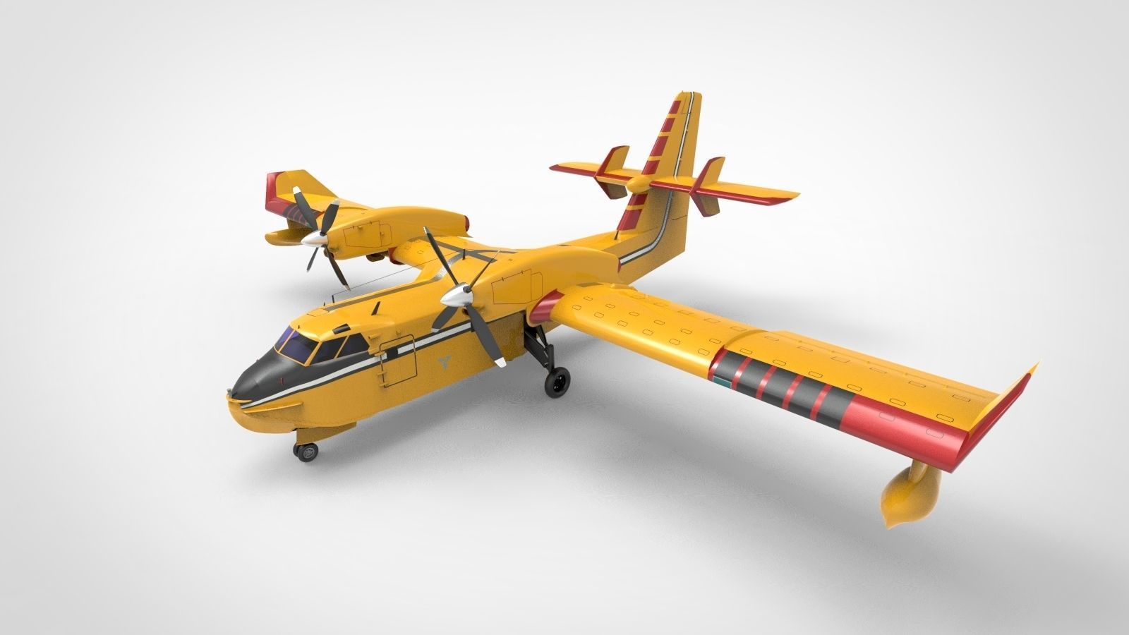 Bombardier CL-415 3D model_2