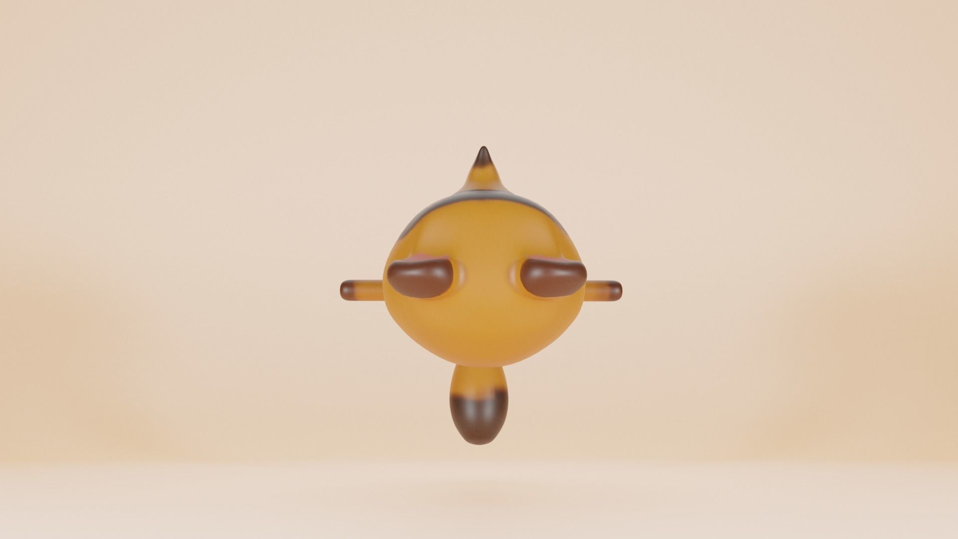 Tom Nook New Horizons Rigged 3D model_12