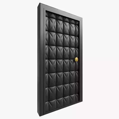 One-way Leather Tufted Padded Door
