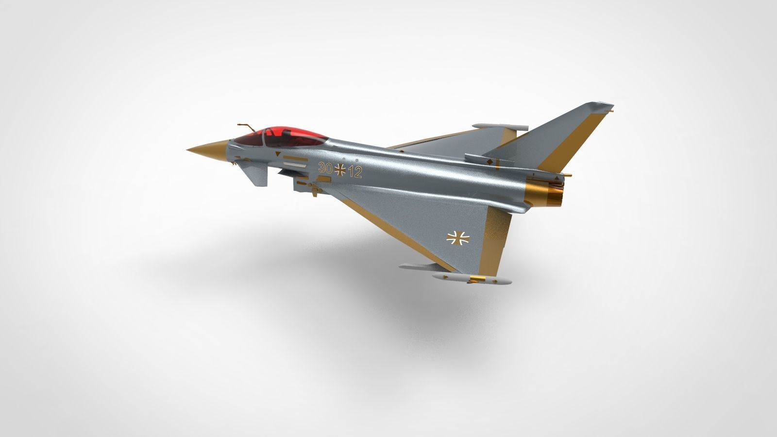 Eurofighter Typhoon FGR4 3D model_5
