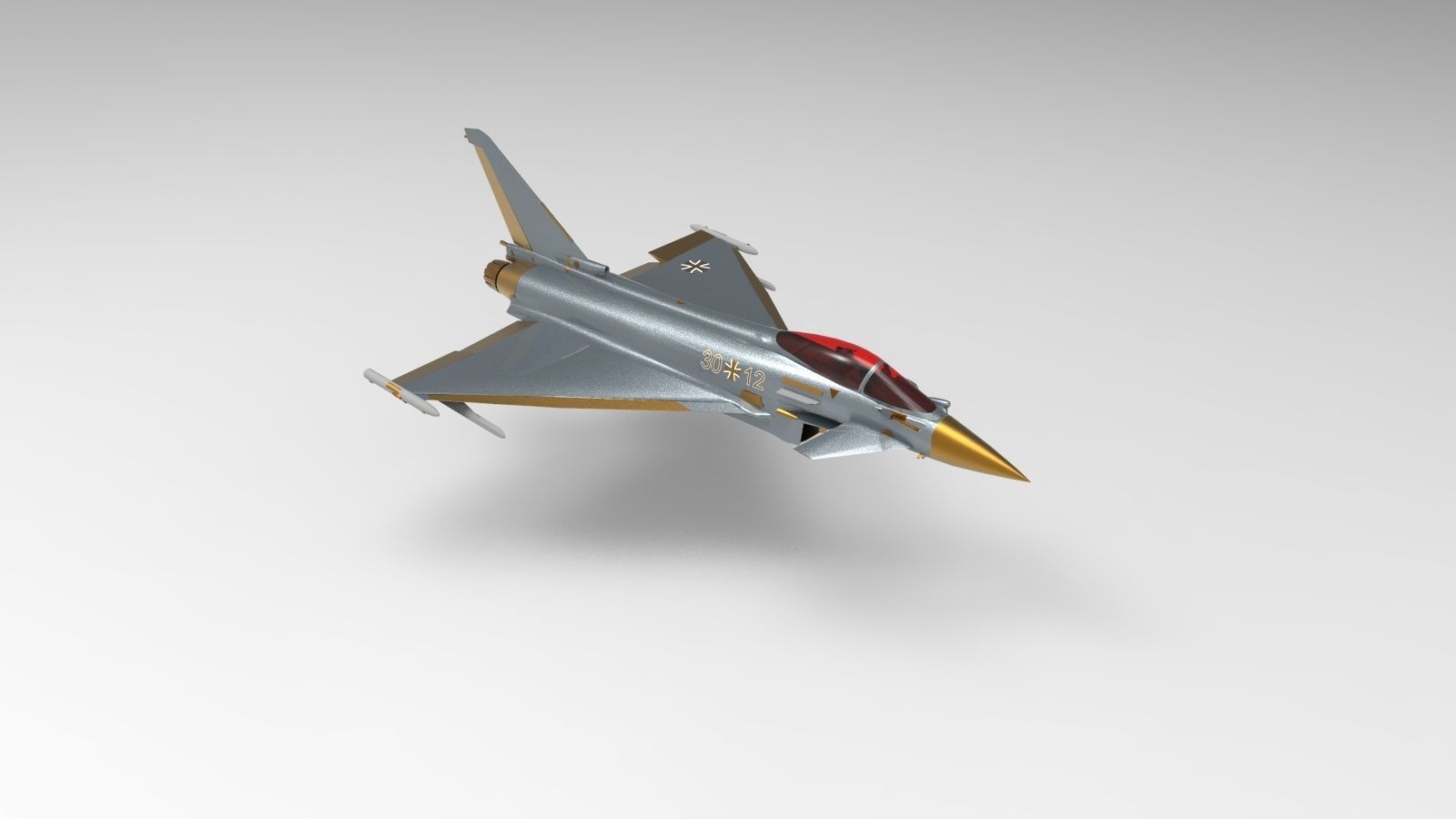 Eurofighter Typhoon FGR4 3D model_2