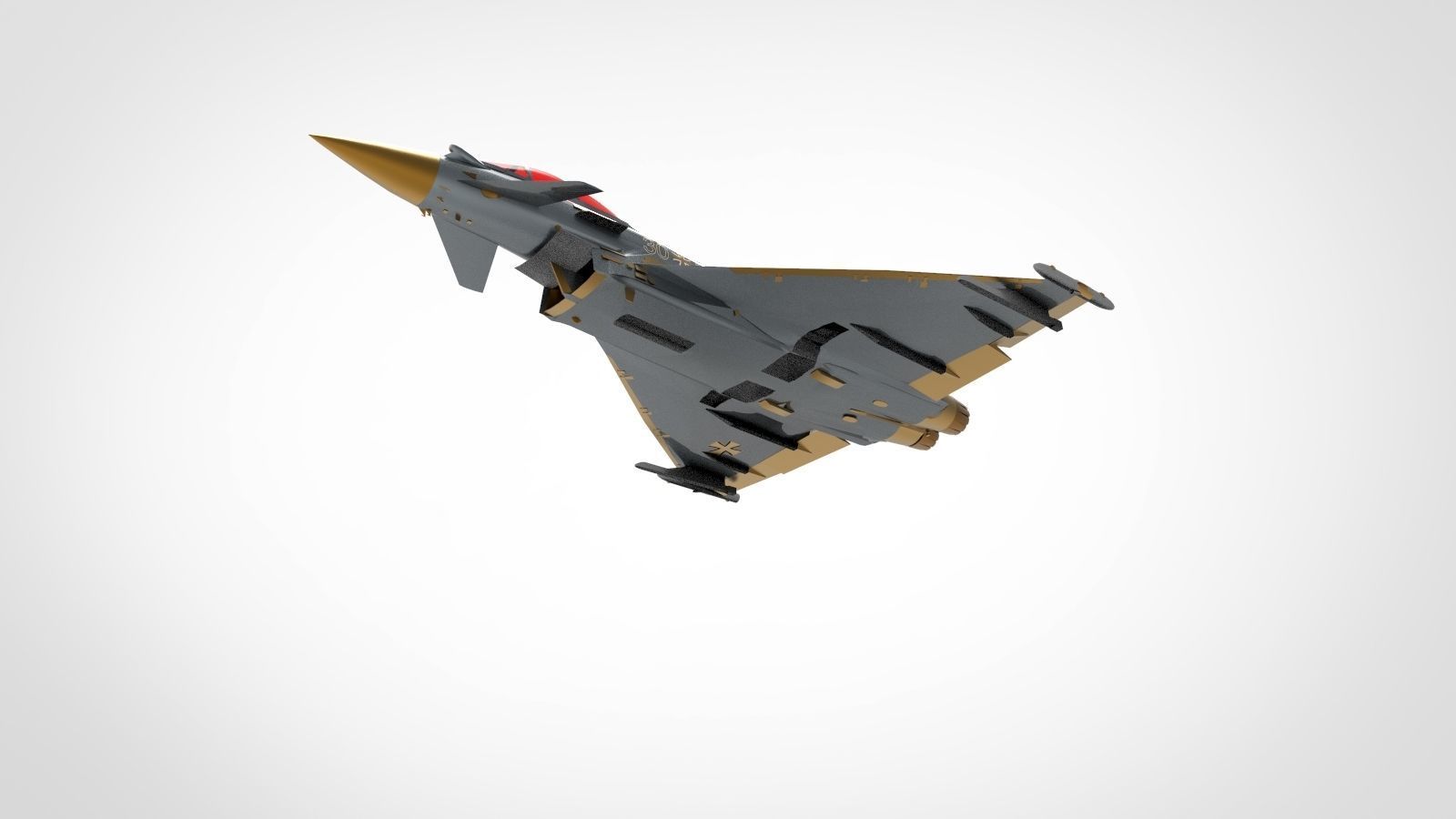 Eurofighter Typhoon FGR4 3D model_4