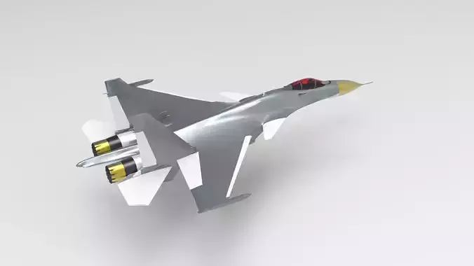 Sukhoi Su-35S Flanker-E 3D model