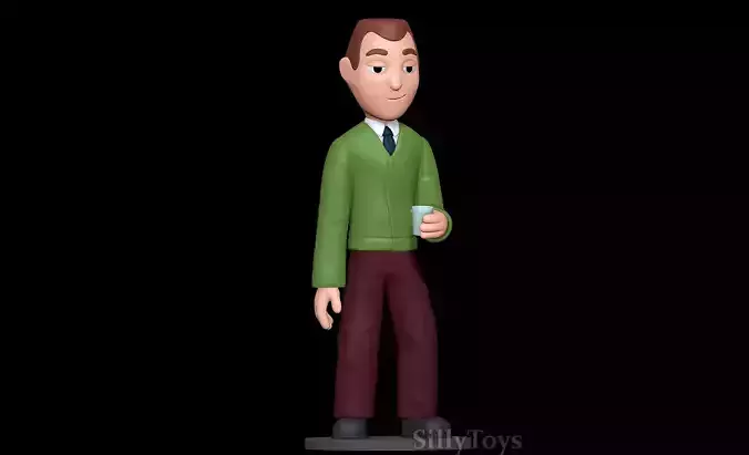 Clay Puppington -  Moral Orel 3D print model