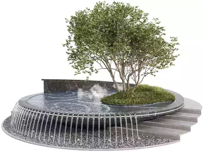 lightning pond 3D model