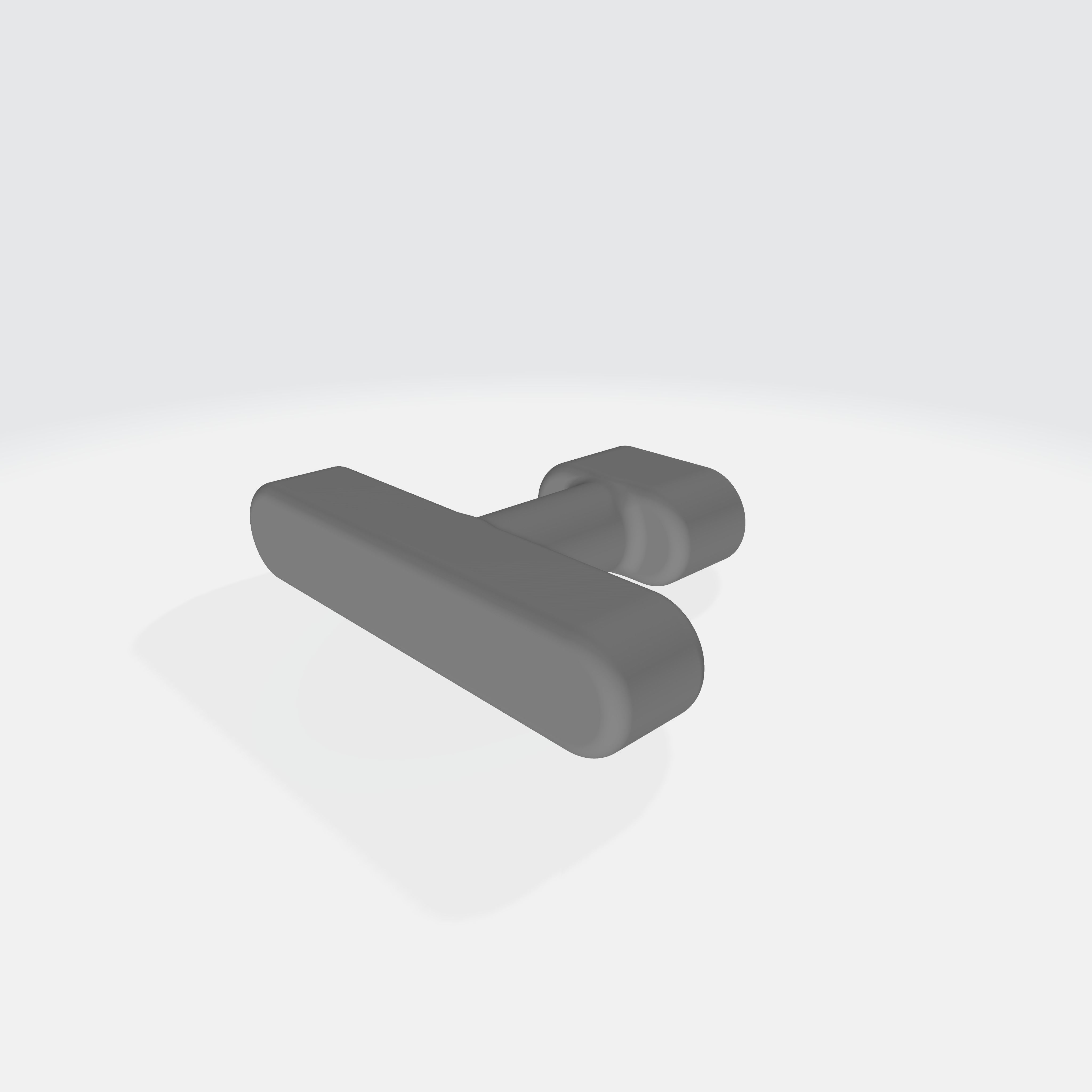 DOOR HANDLE 3D print model_2