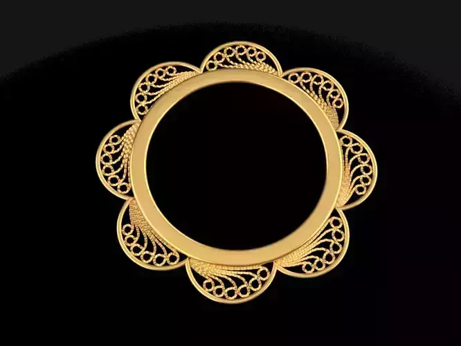 soverign bezel aleppo style  3D print model