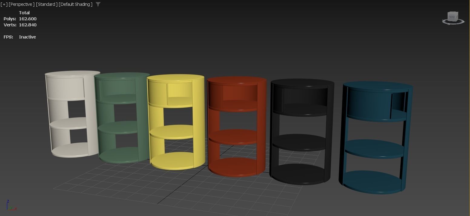 West Elm Belle Nightstand 3D model_9