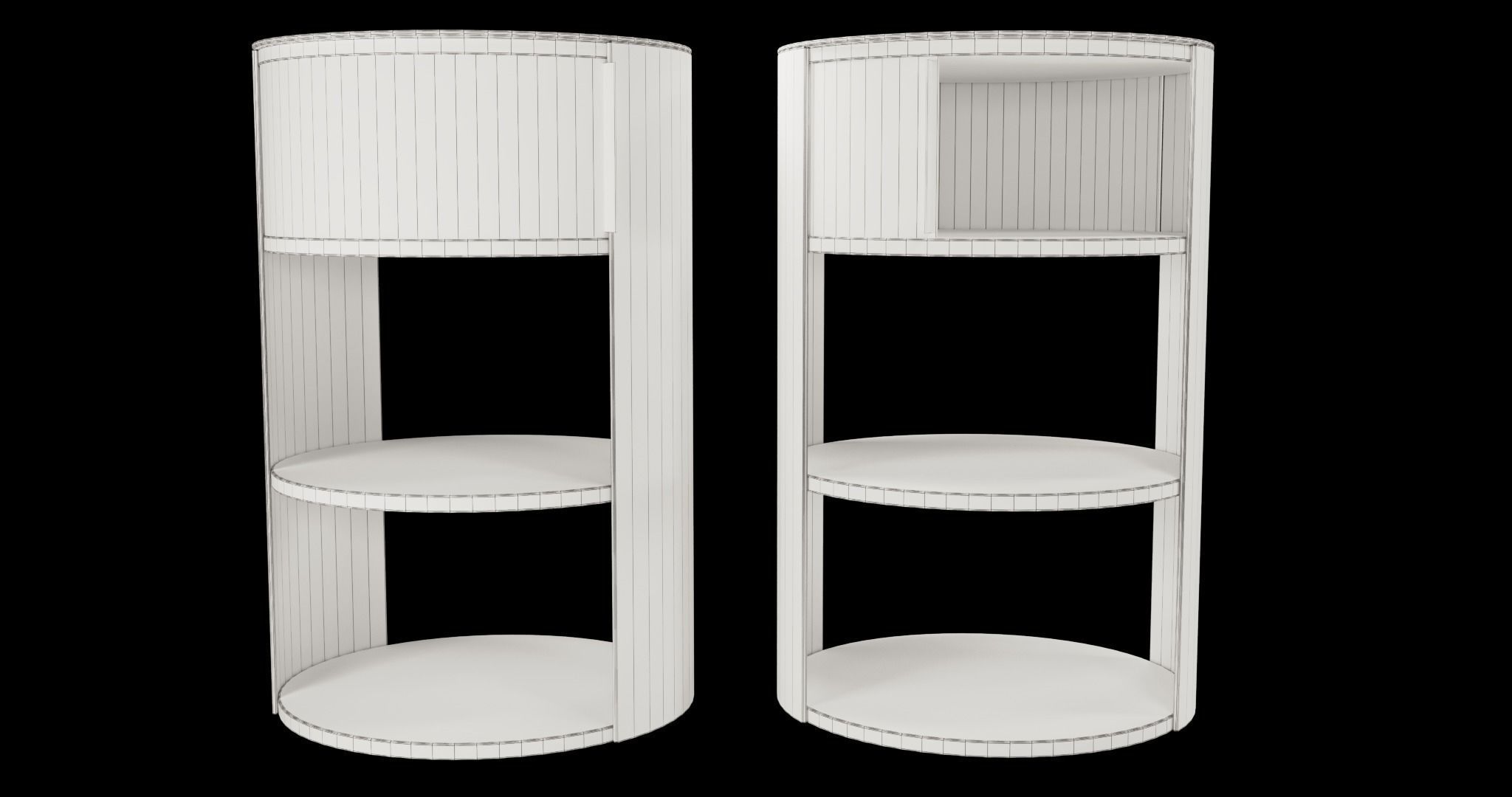 West Elm Belle Nightstand 3D model_6
