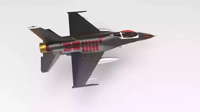 F-16C Block 50 3D model