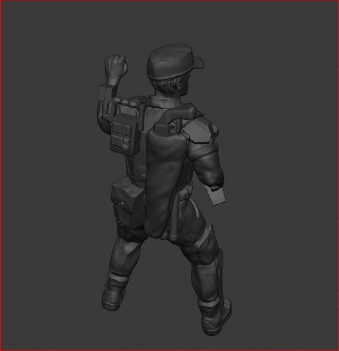 USCM Colonial Marines 3D print model_5