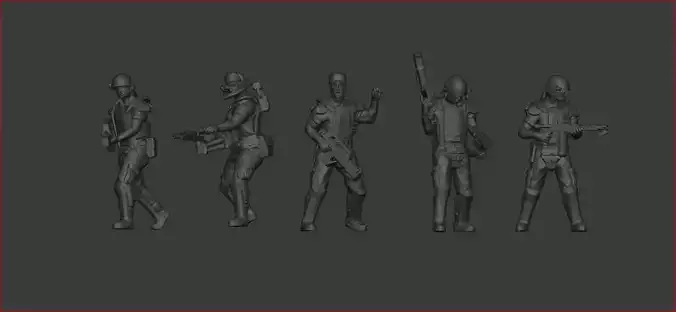 USCM Colonial Marines 3D print model