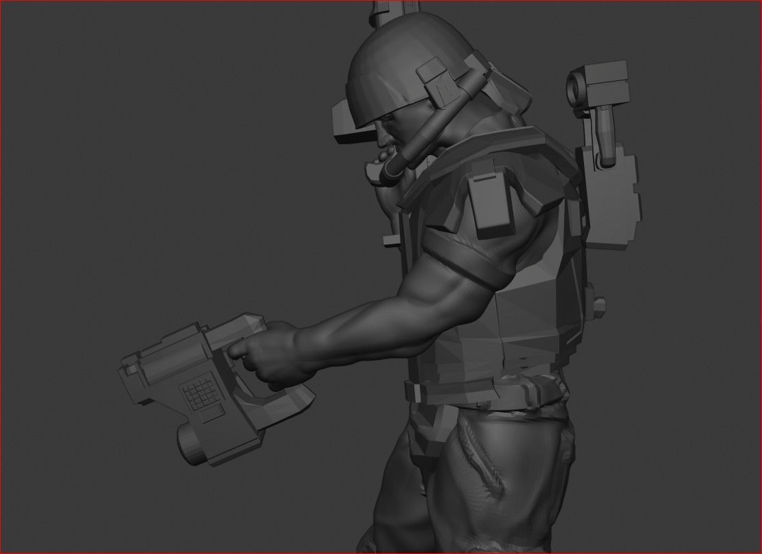 USCM Colonial Marines 3D print model_3