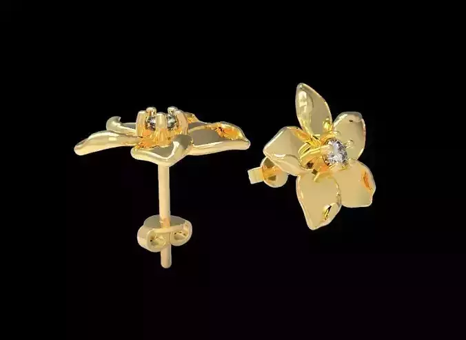 Brinco flor delicado