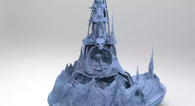 Castle Greyscull Tower Mountains