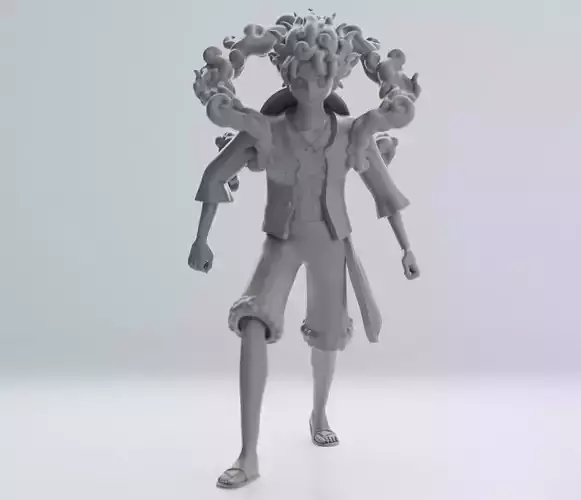 Luffy Gear 5 3D print model