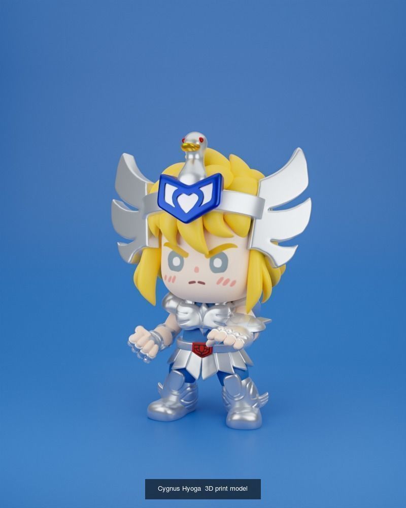 Saint Seiya Bronze Saint Chibi 3D Model Collection_4