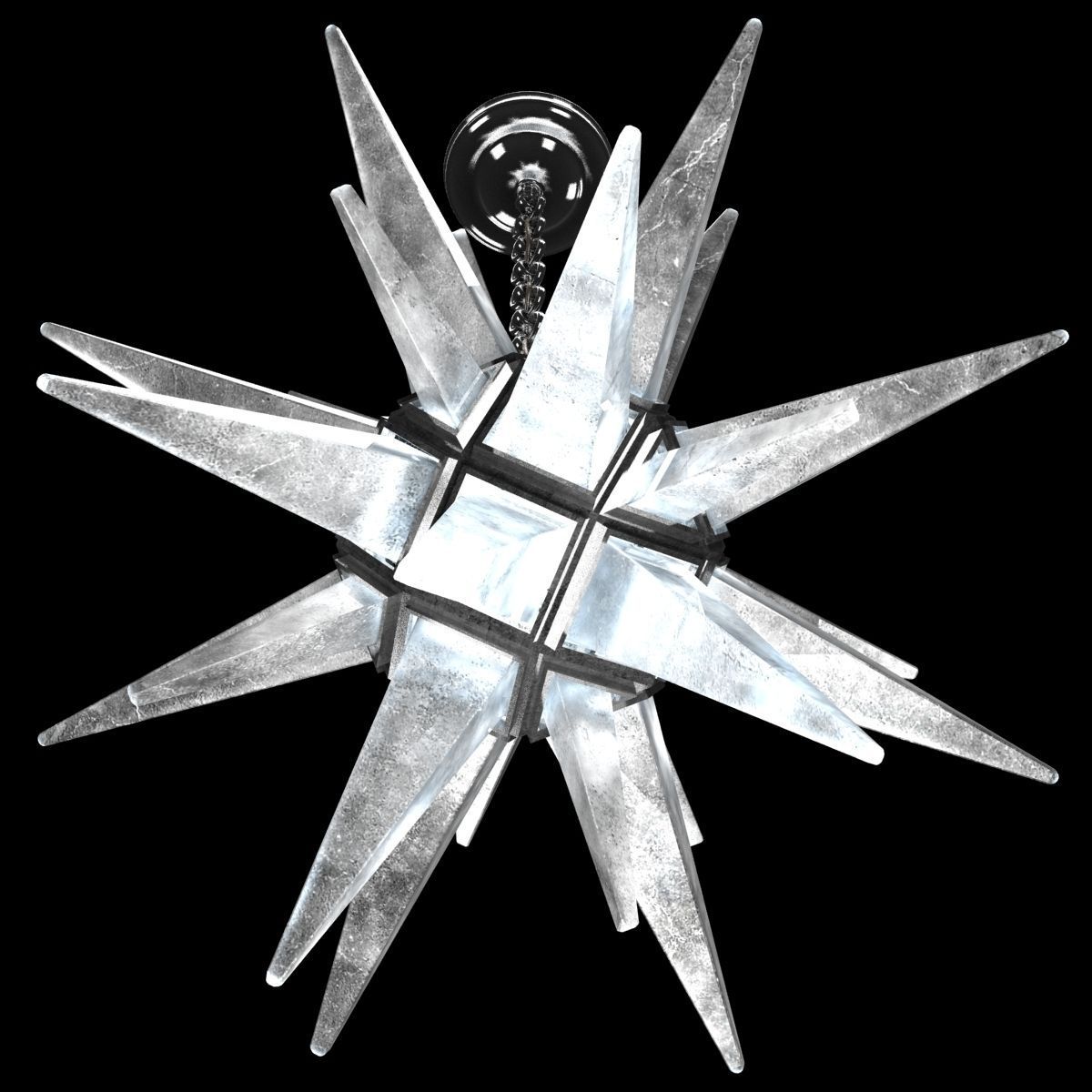 Rock Crystal Star Light by CHARLES SPADA INTERIORS 3D model_2