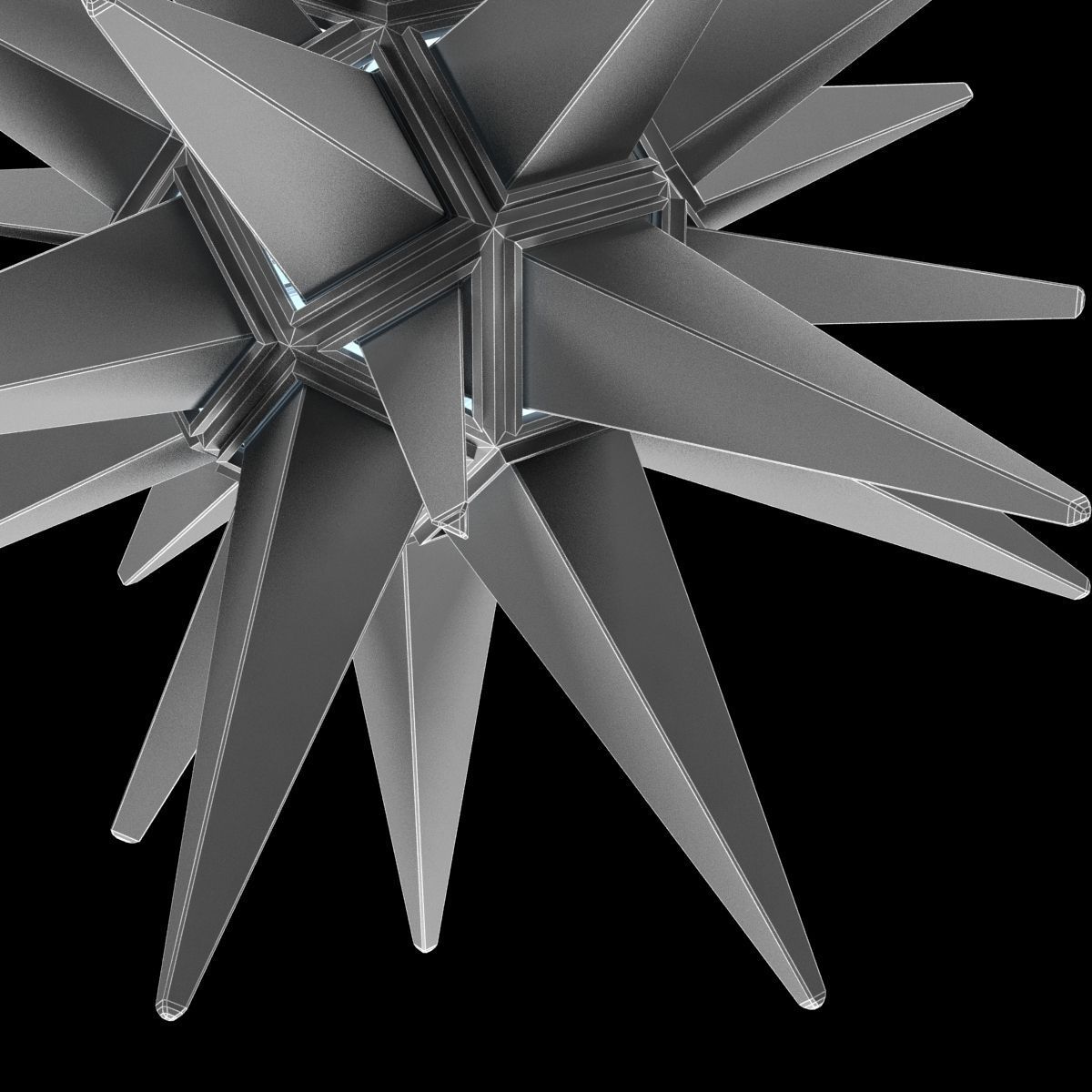 Rock Crystal Star Light by CHARLES SPADA INTERIORS 3D model_3