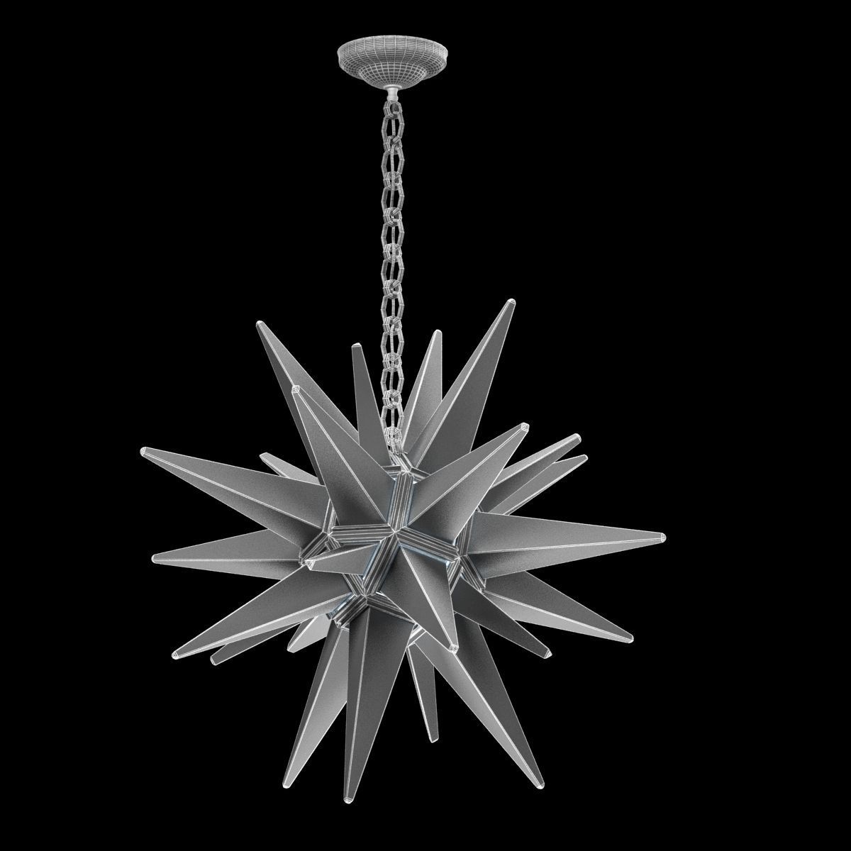 Rock Crystal Star Light by CHARLES SPADA INTERIORS 3D model_7