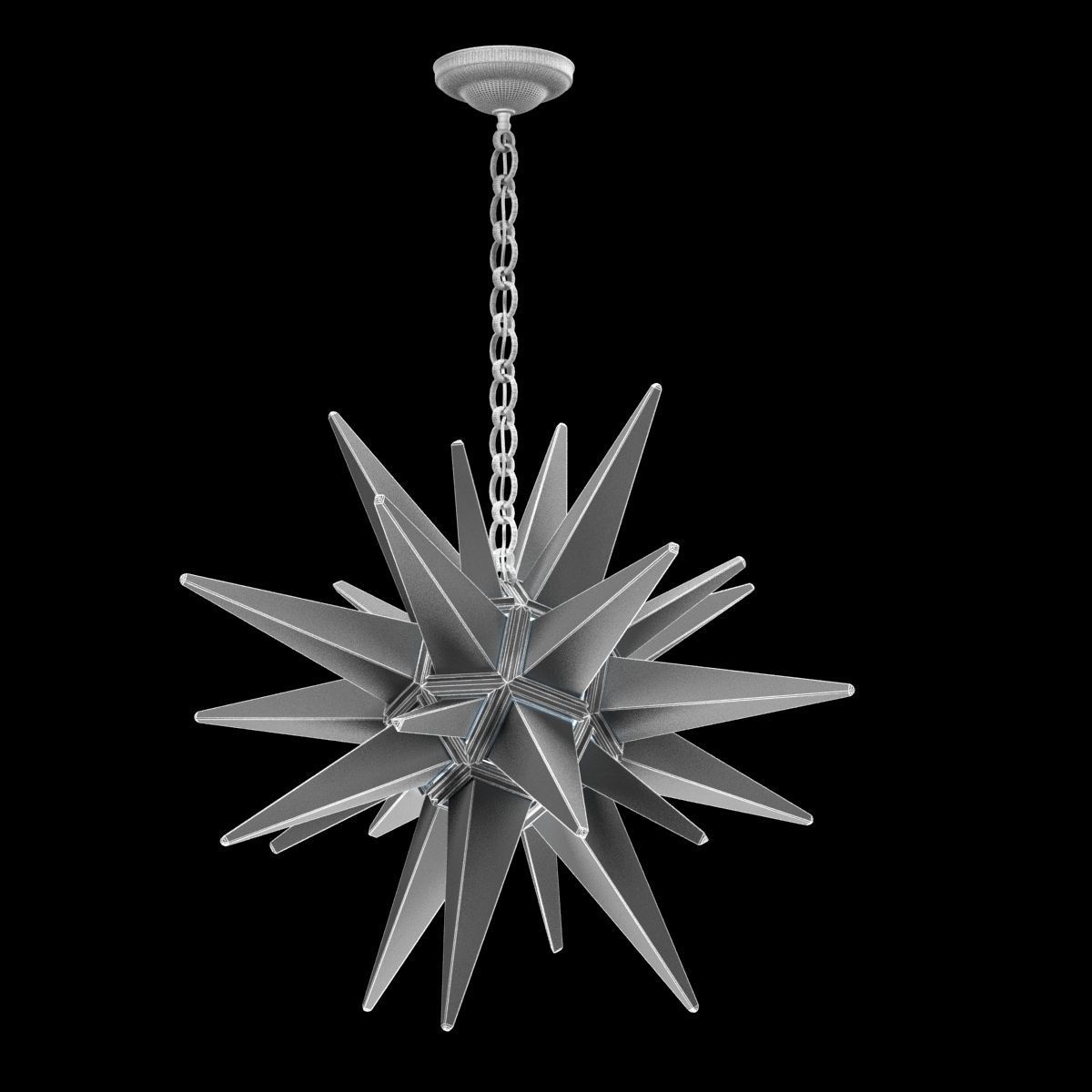 Rock Crystal Star Light by CHARLES SPADA INTERIORS 3D model_8