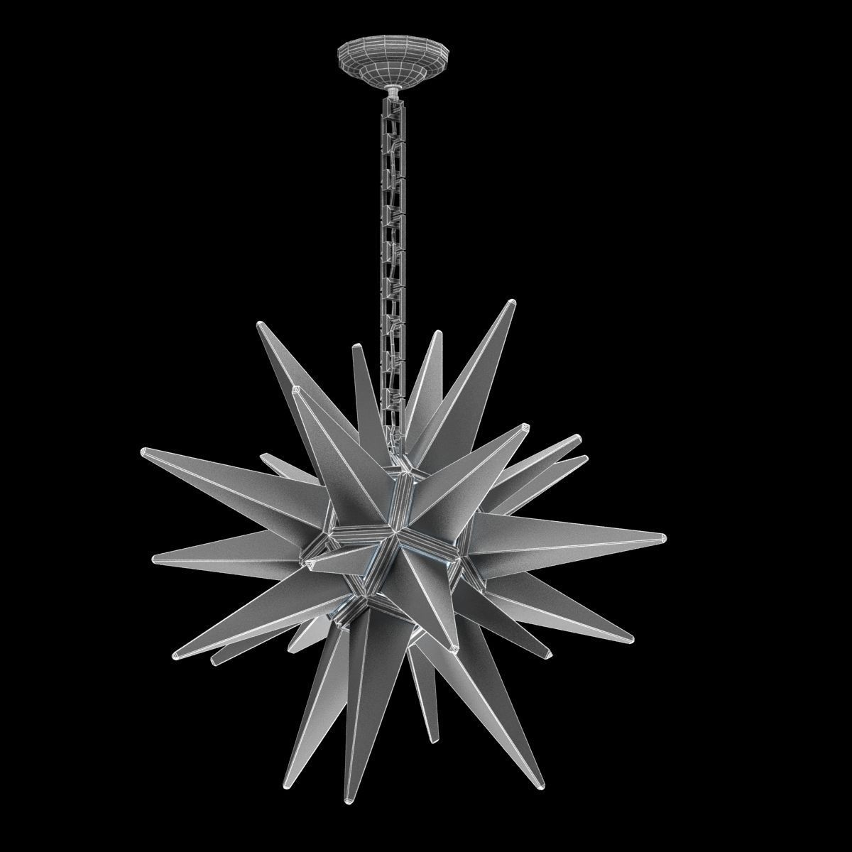 Rock Crystal Star Light by CHARLES SPADA INTERIORS 3D model_6