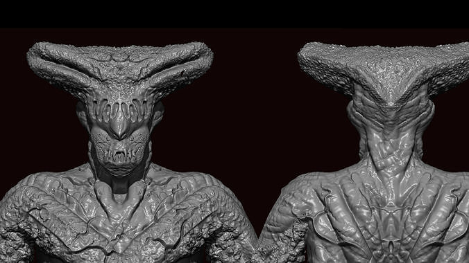 SUBJECT A ZBRUSH CONCEPT 3D model